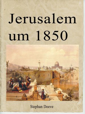 cover image of Jerusalem um 1850